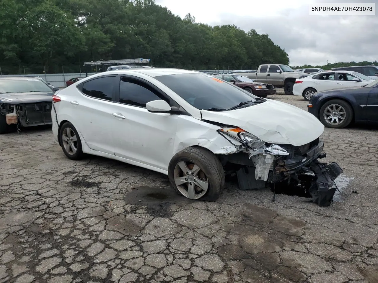 5NPDH4AE7DH423078 2013 Hyundai Elantra Gls