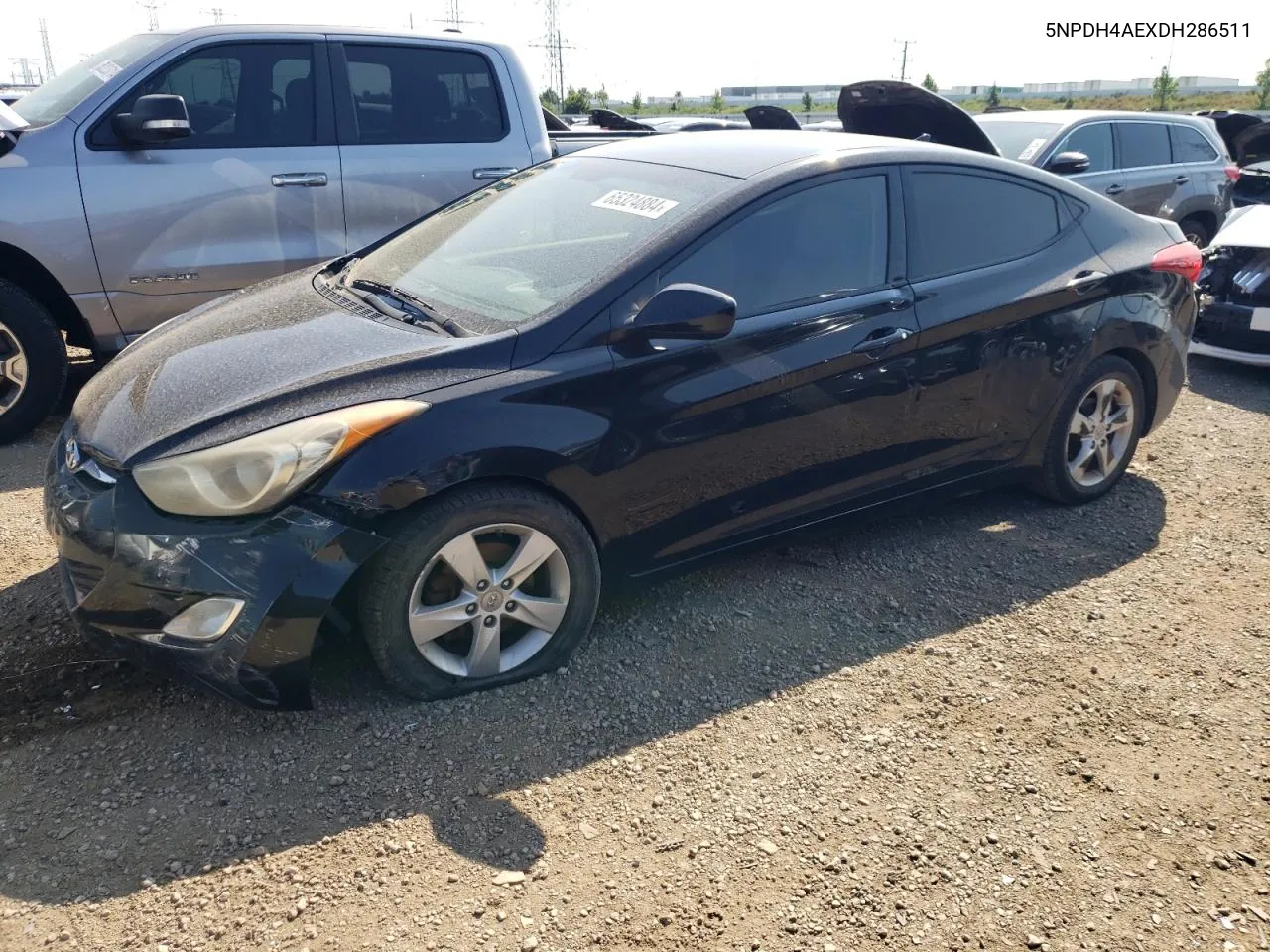 2013 Hyundai Elantra Gls VIN: 5NPDH4AEXDH286511 Lot: 65324884