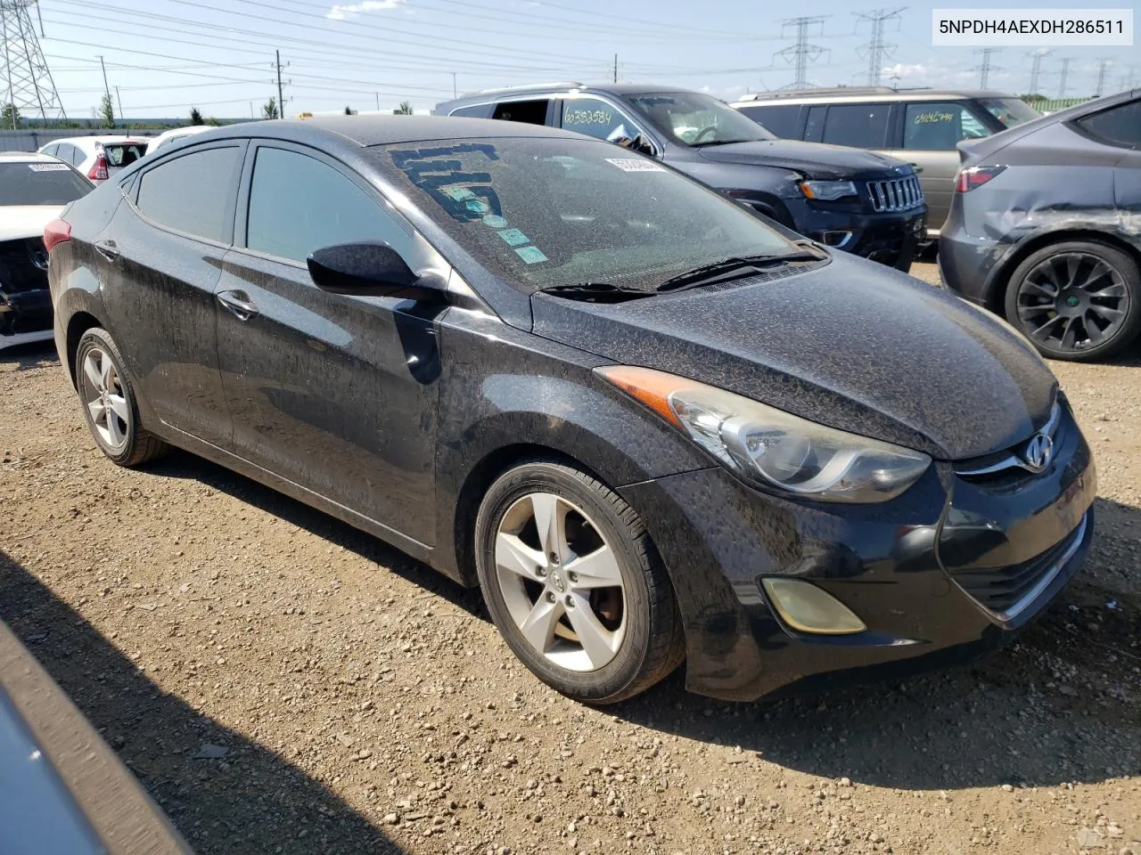 2013 Hyundai Elantra Gls VIN: 5NPDH4AEXDH286511 Lot: 65324884