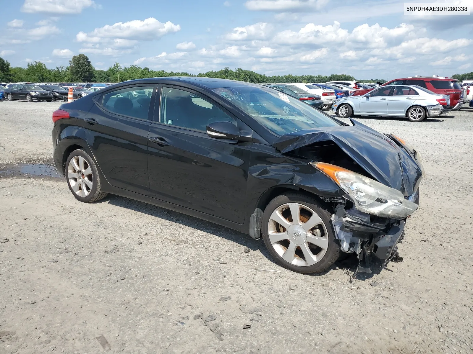 2013 Hyundai Elantra Gls VIN: 5NPDH4AE3DH280338 Lot: 65352994