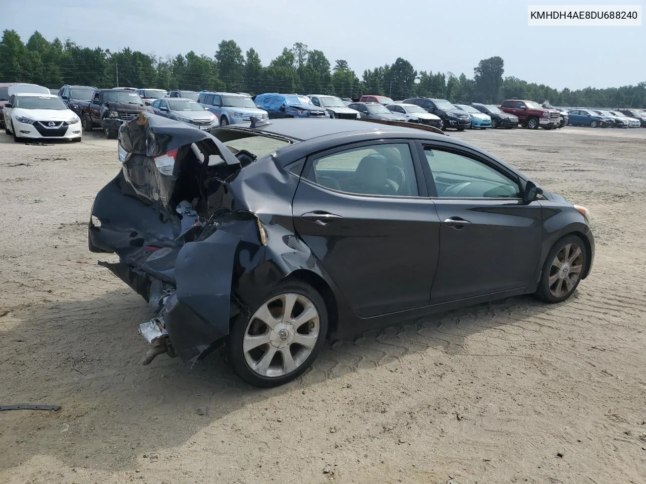 KMHDH4AE8DU688240 2013 Hyundai Elantra Gls