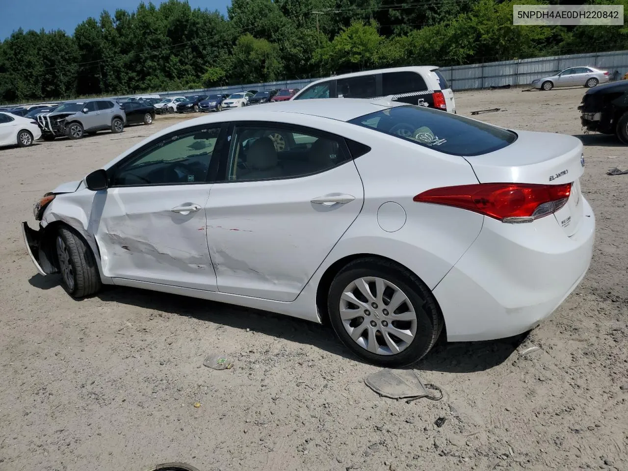 2013 Hyundai Elantra Gls VIN: 5NPDH4AE0DH220842 Lot: 65832874