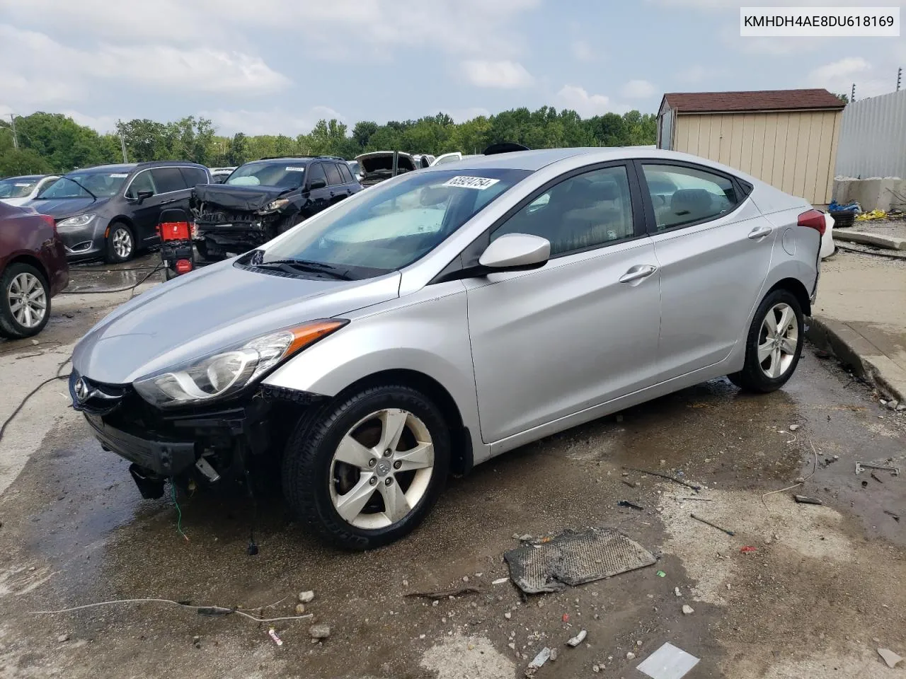 2013 Hyundai Elantra Gls VIN: KMHDH4AE8DU618169 Lot: 65924754