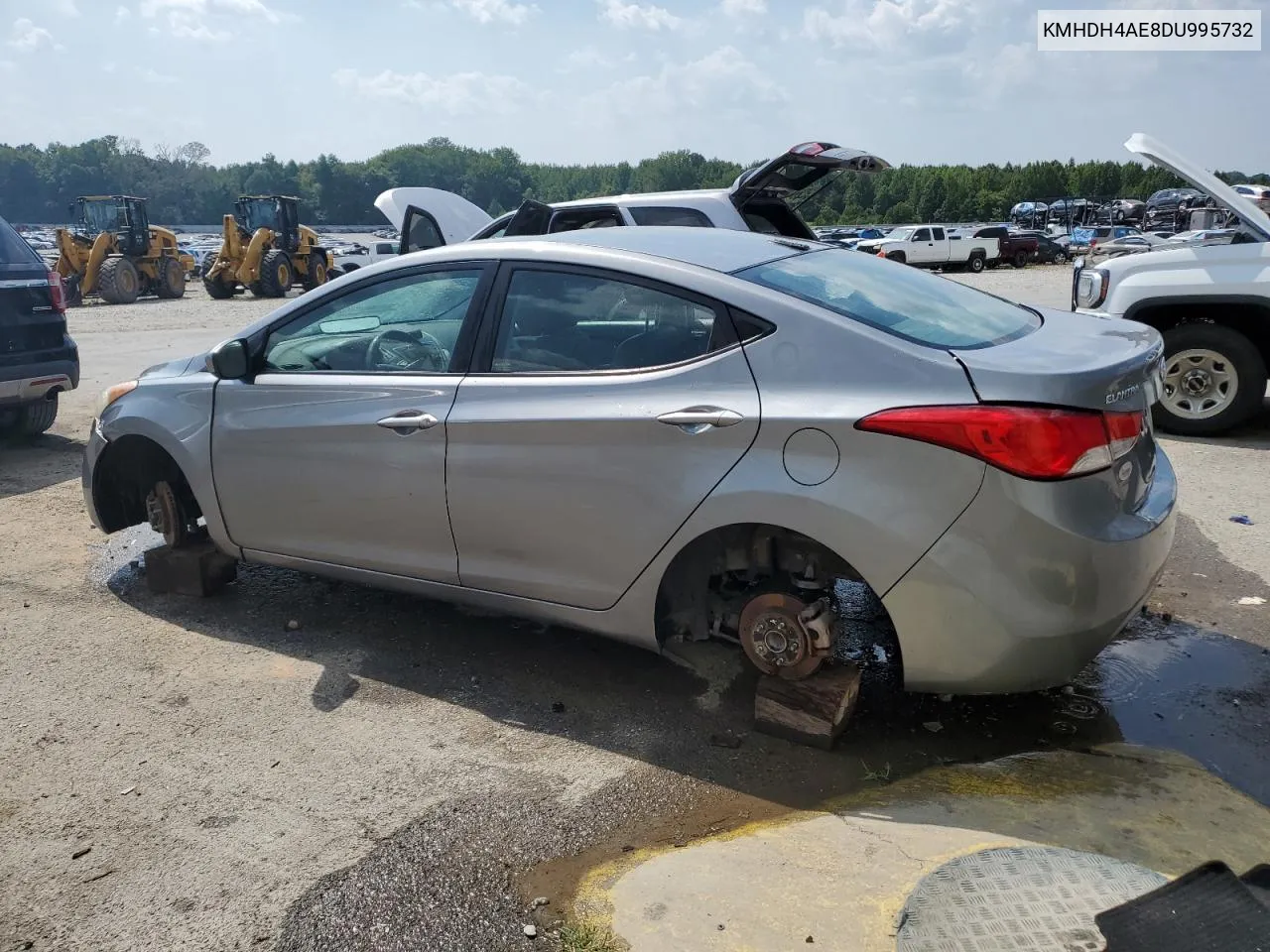 KMHDH4AE8DU995732 2013 Hyundai Elantra Gls