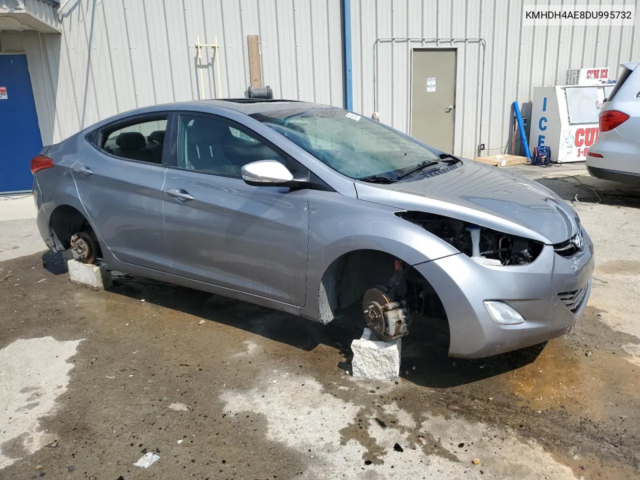 KMHDH4AE8DU995732 2013 Hyundai Elantra Gls