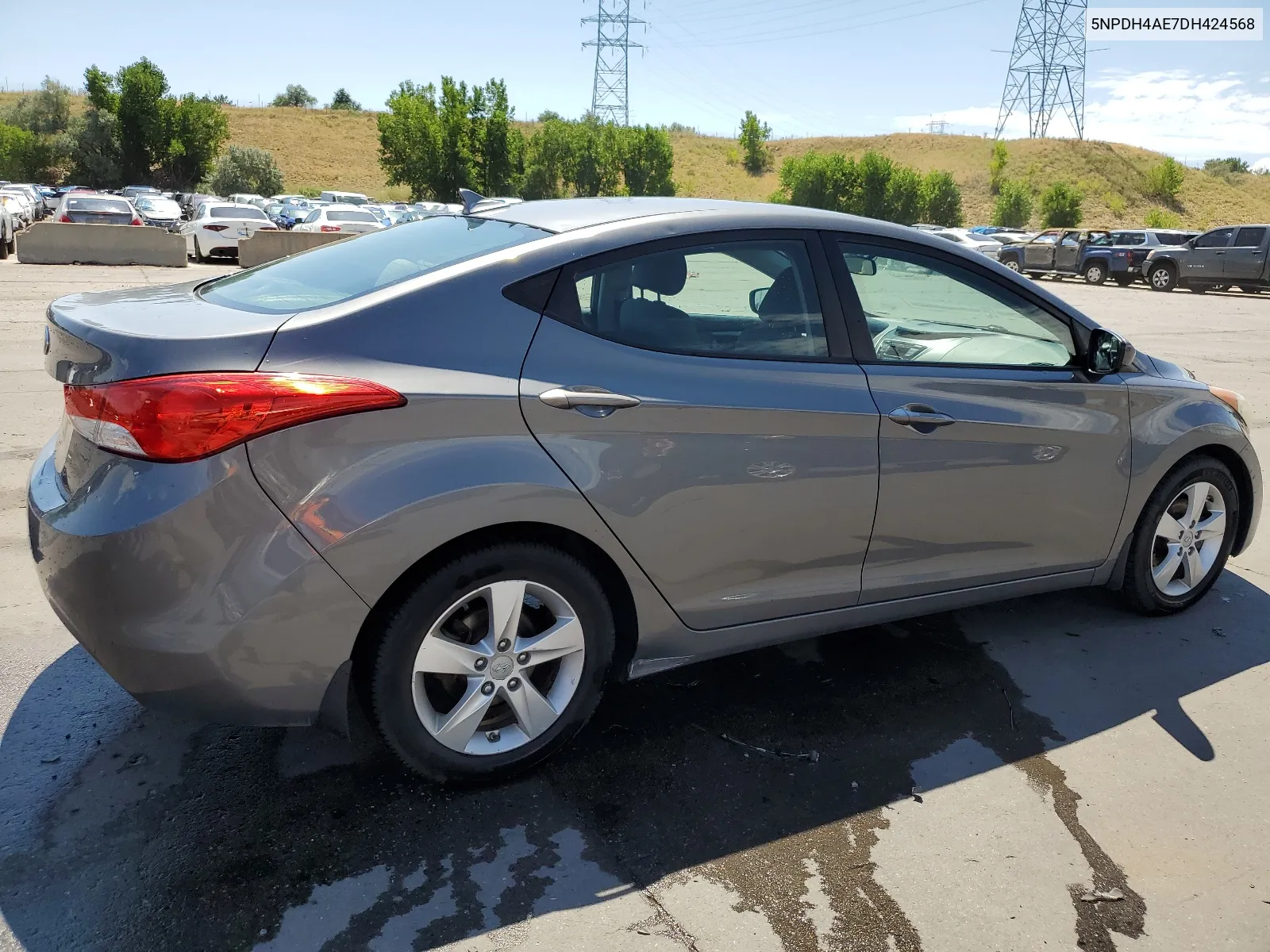 2013 Hyundai Elantra Gls VIN: 5NPDH4AE7DH424568 Lot: 66033514