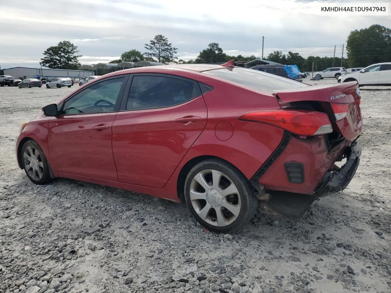 KMHDH4AE1DU947943 2013 Hyundai Elantra Gls