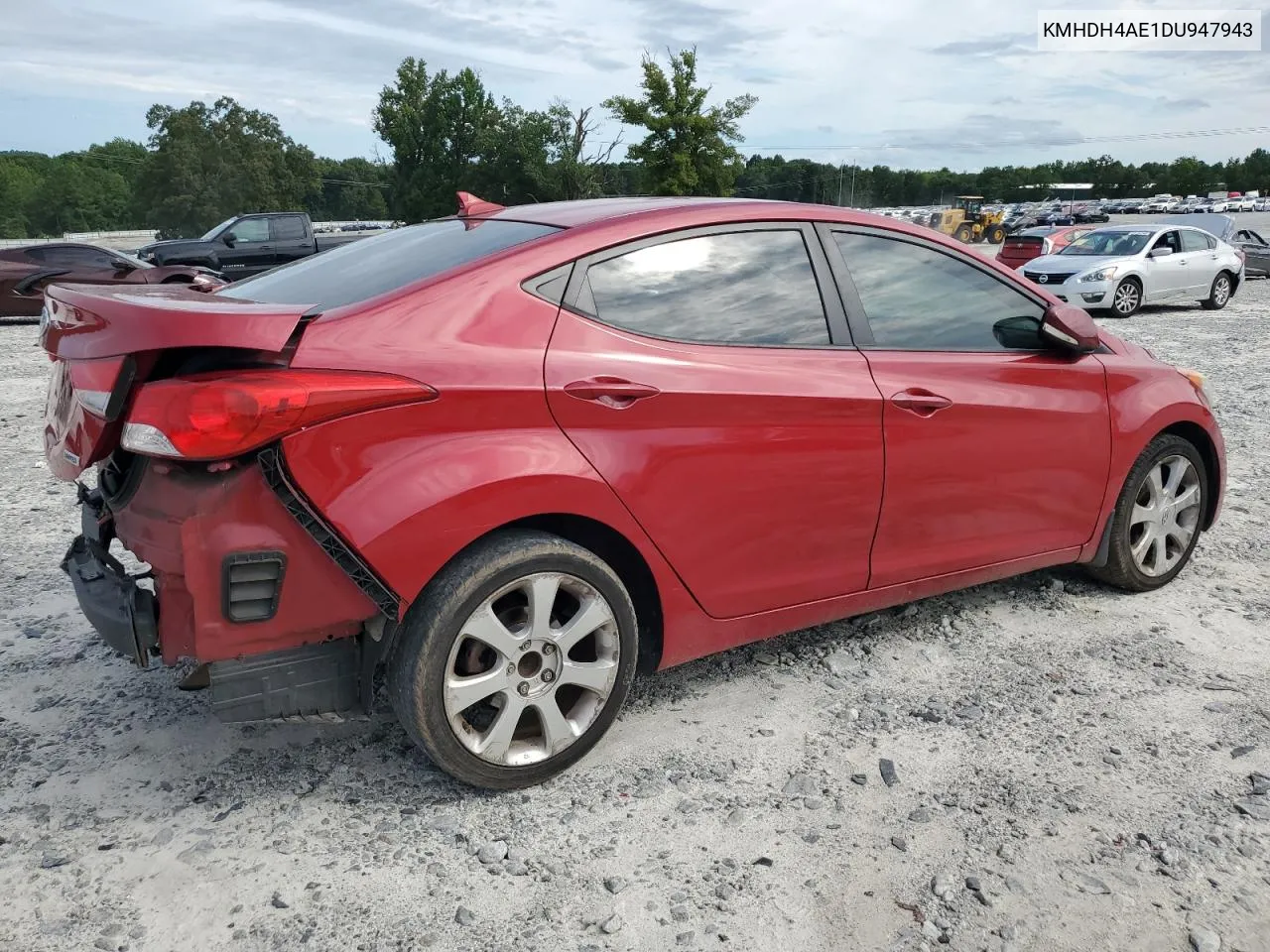 2013 Hyundai Elantra Gls VIN: KMHDH4AE1DU947943 Lot: 66092704