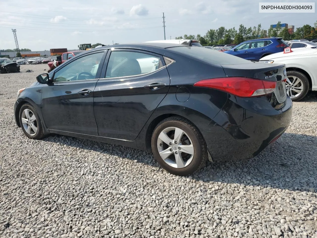 2013 Hyundai Elantra Gls VIN: 5NPDH4AE0DH304093 Lot: 66113894