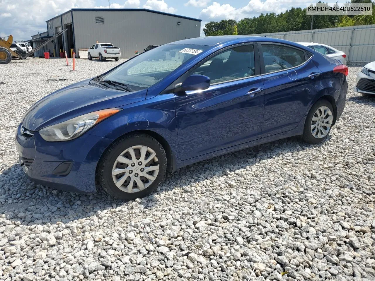 KMHDH4AE4DU522510 2013 Hyundai Elantra Gls