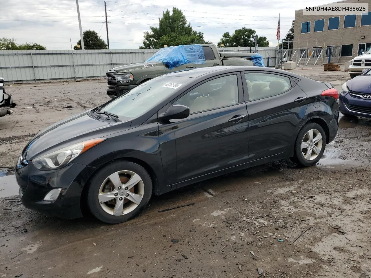 2013 Hyundai Elantra Gls VIN: 5NPDH4AE8DH438625 Lot: 66161794