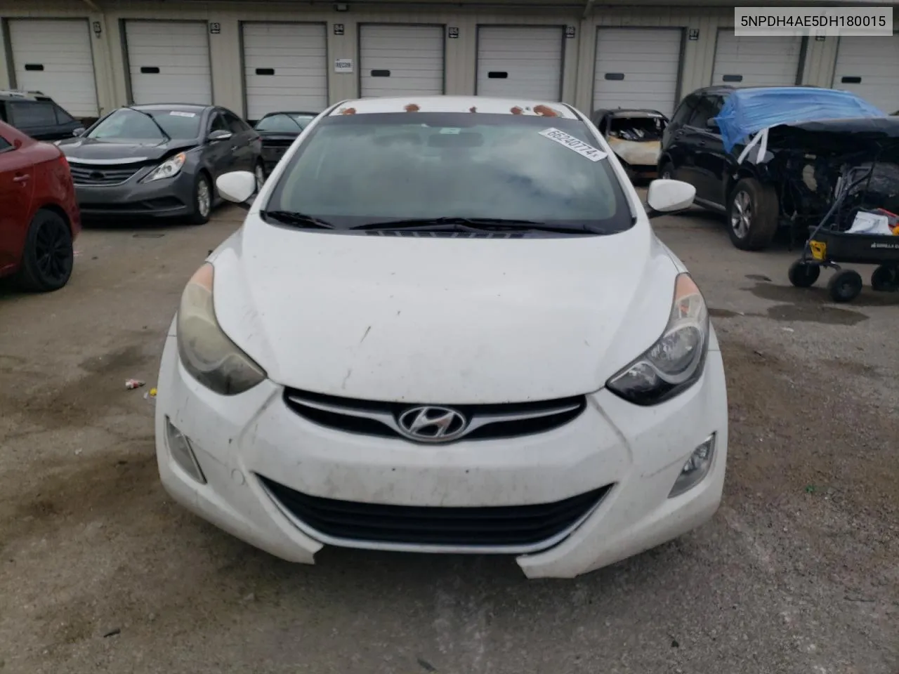 2013 Hyundai Elantra Gls VIN: 5NPDH4AE5DH180015 Lot: 66240774