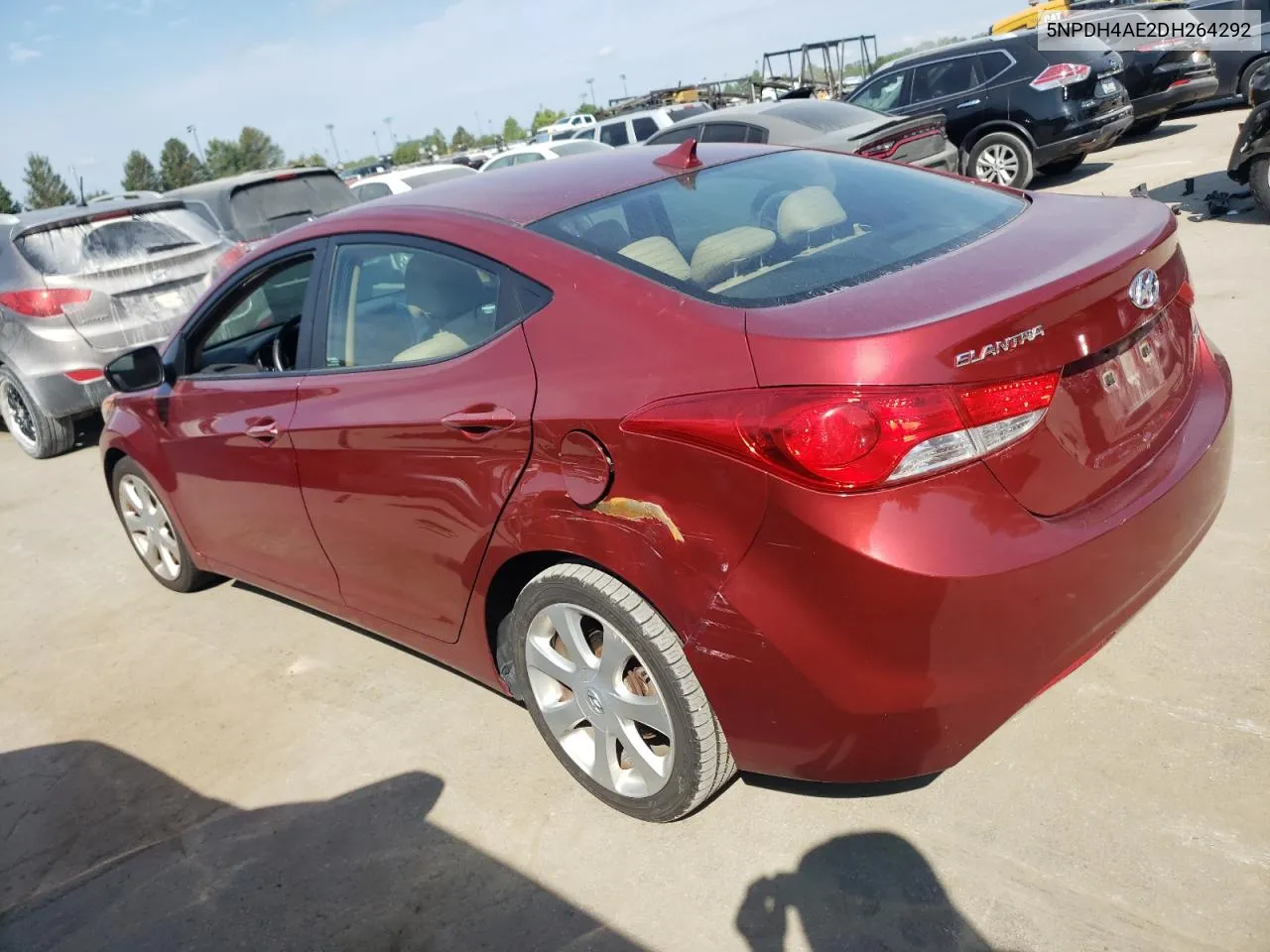 5NPDH4AE2DH264292 2013 Hyundai Elantra Gls