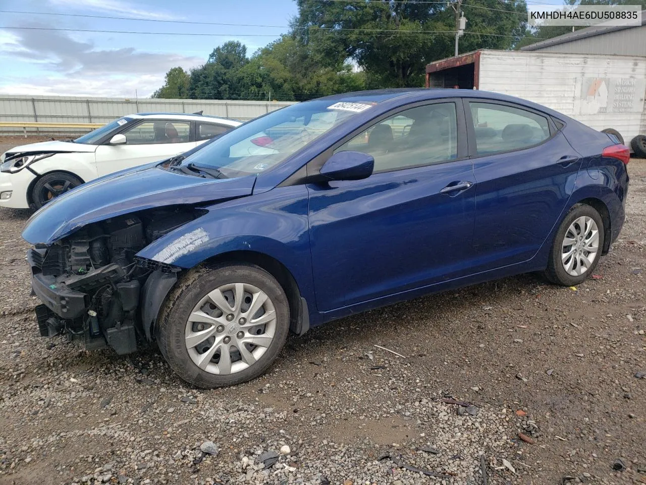 KMHDH4AE6DU508835 2013 Hyundai Elantra Gls