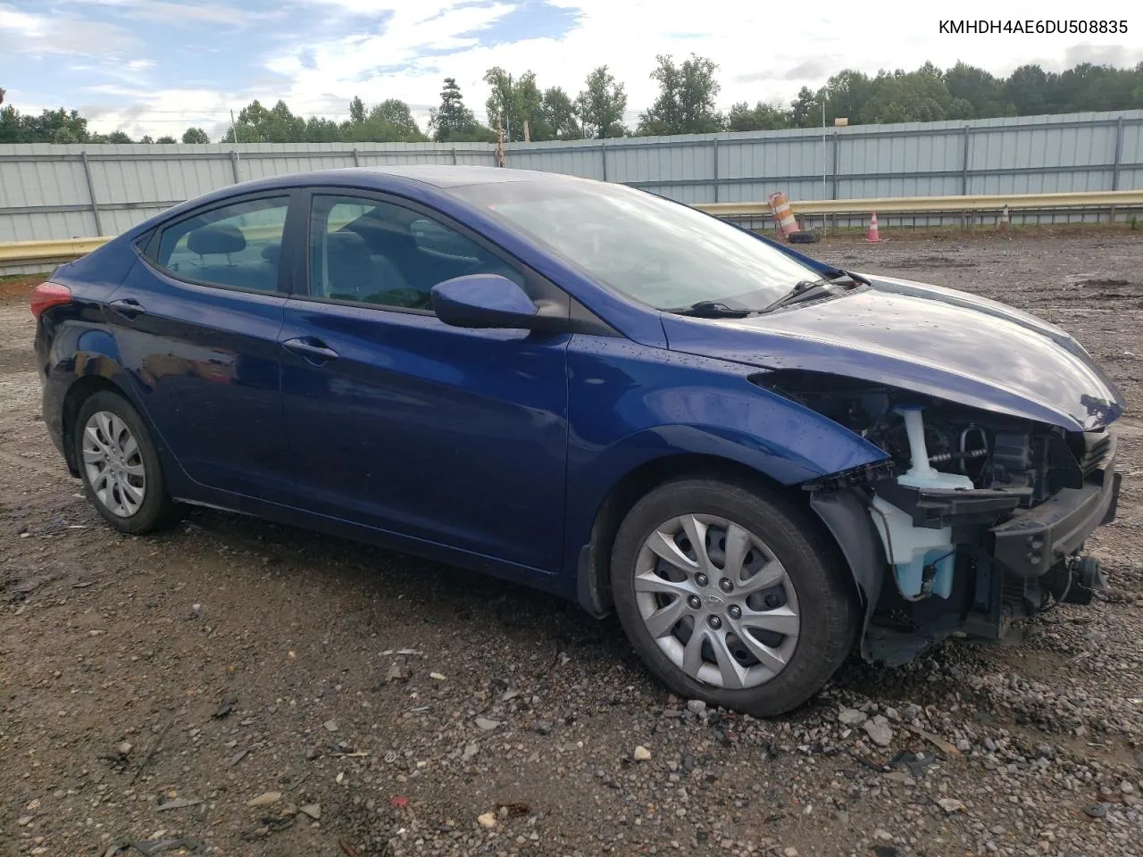 KMHDH4AE6DU508835 2013 Hyundai Elantra Gls