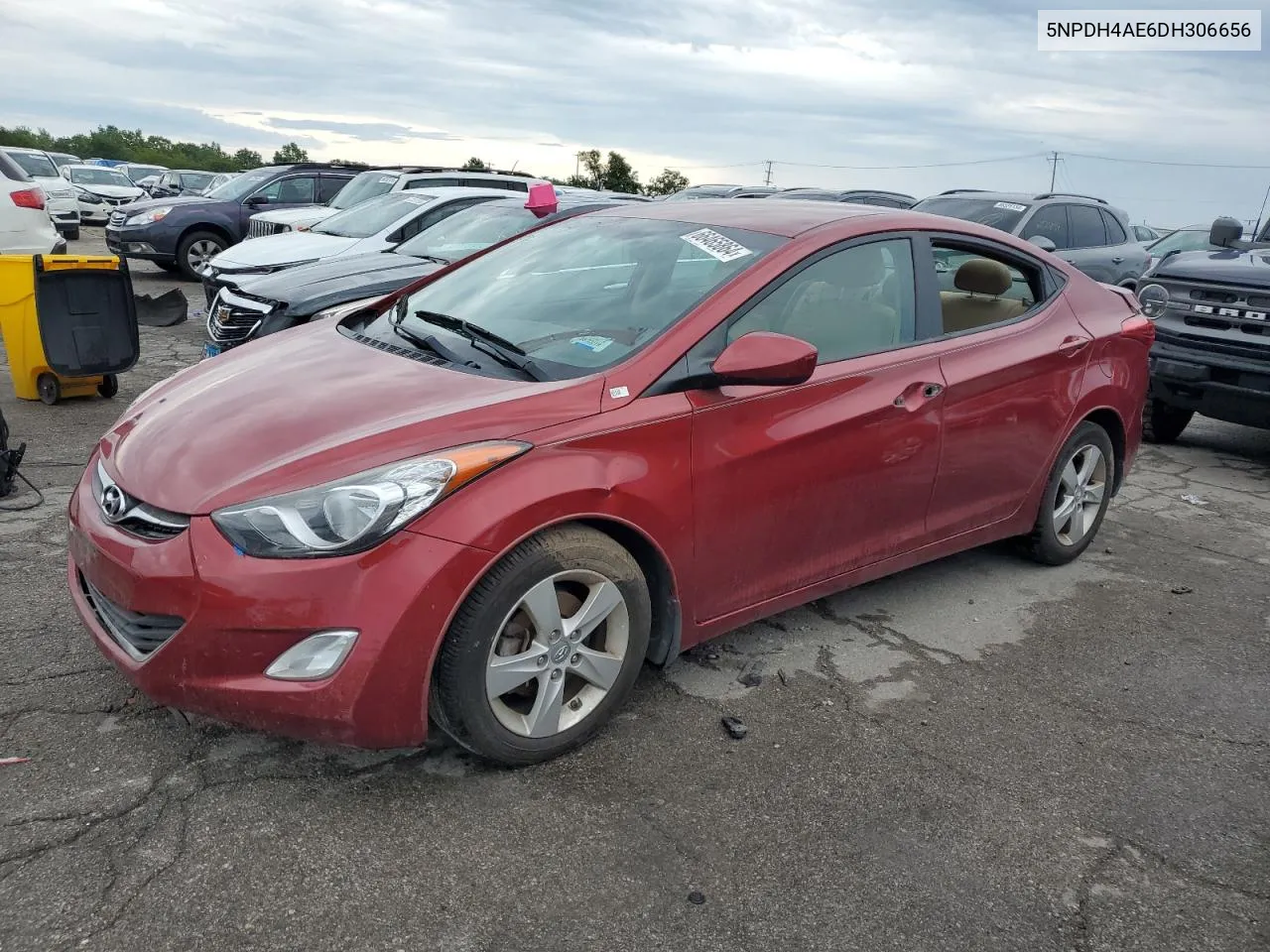 2013 Hyundai Elantra Gls VIN: 5NPDH4AE6DH306656 Lot: 66465864