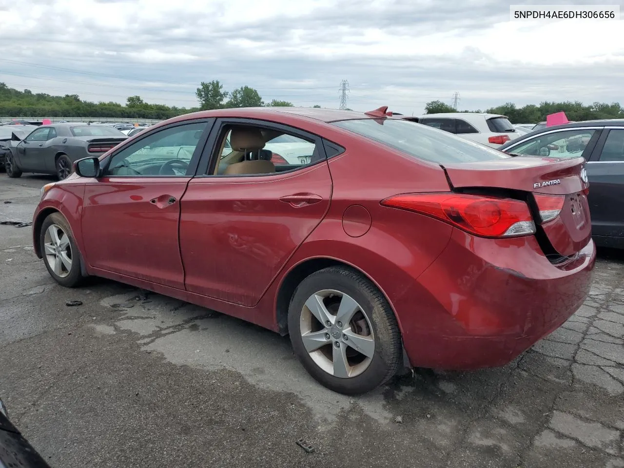 2013 Hyundai Elantra Gls VIN: 5NPDH4AE6DH306656 Lot: 66465864