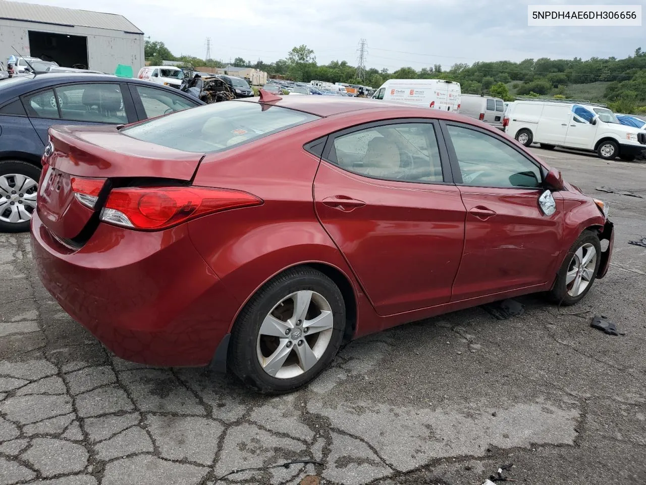 2013 Hyundai Elantra Gls VIN: 5NPDH4AE6DH306656 Lot: 66465864