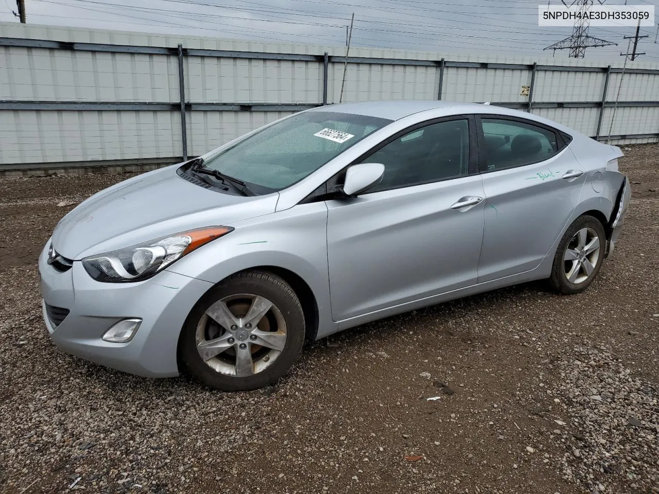 5NPDH4AE3DH353059 2013 Hyundai Elantra Gls