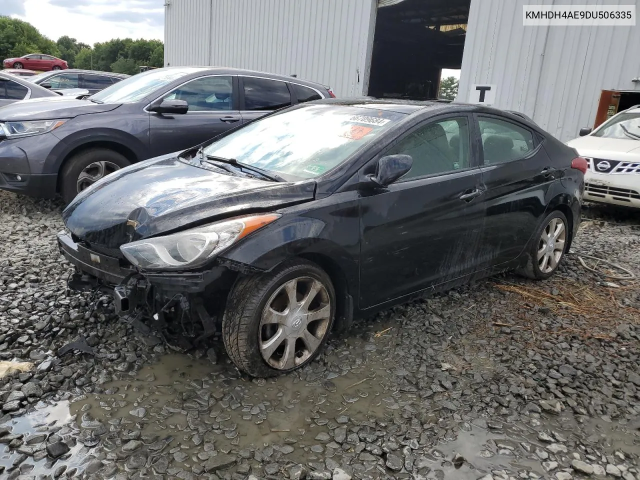 2013 Hyundai Elantra Gls VIN: KMHDH4AE9DU506335 Lot: 66709684