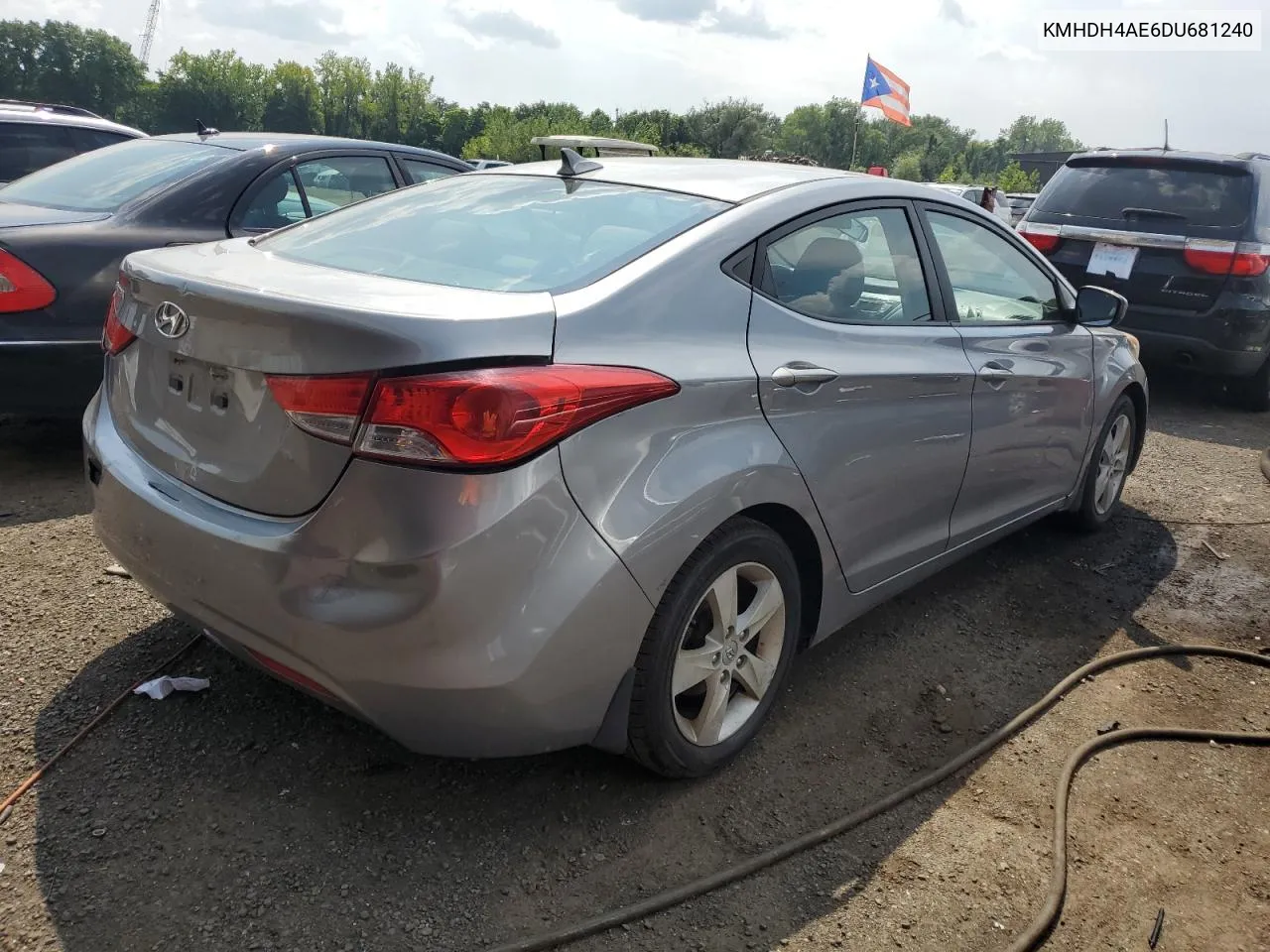 2013 Hyundai Elantra Gls VIN: KMHDH4AE6DU681240 Lot: 66717254