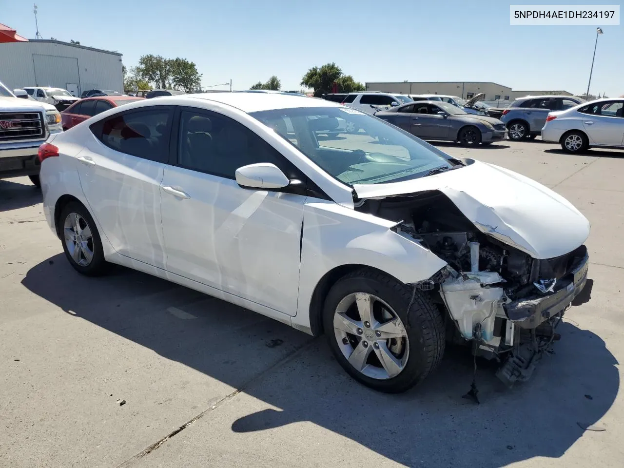 2013 Hyundai Elantra Gls VIN: 5NPDH4AE1DH234197 Lot: 66893994