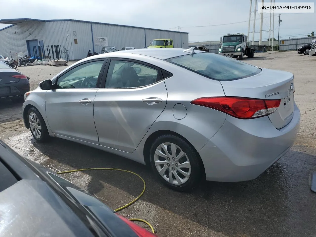 2013 Hyundai Elantra Gls VIN: 5NPDH4AE9DH189915 Lot: 66939844