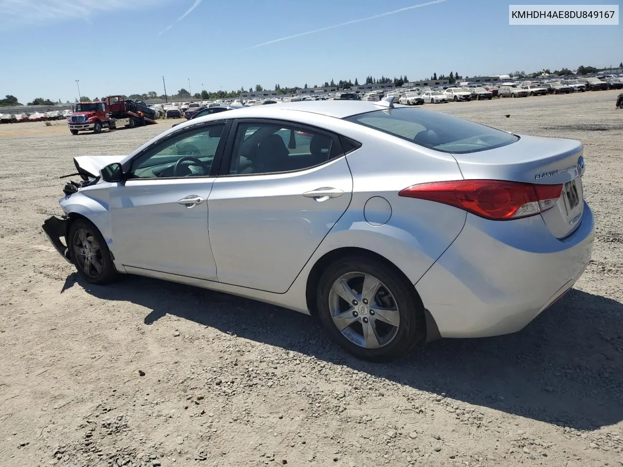 2013 Hyundai Elantra Gls VIN: KMHDH4AE8DU849167 Lot: 66951854