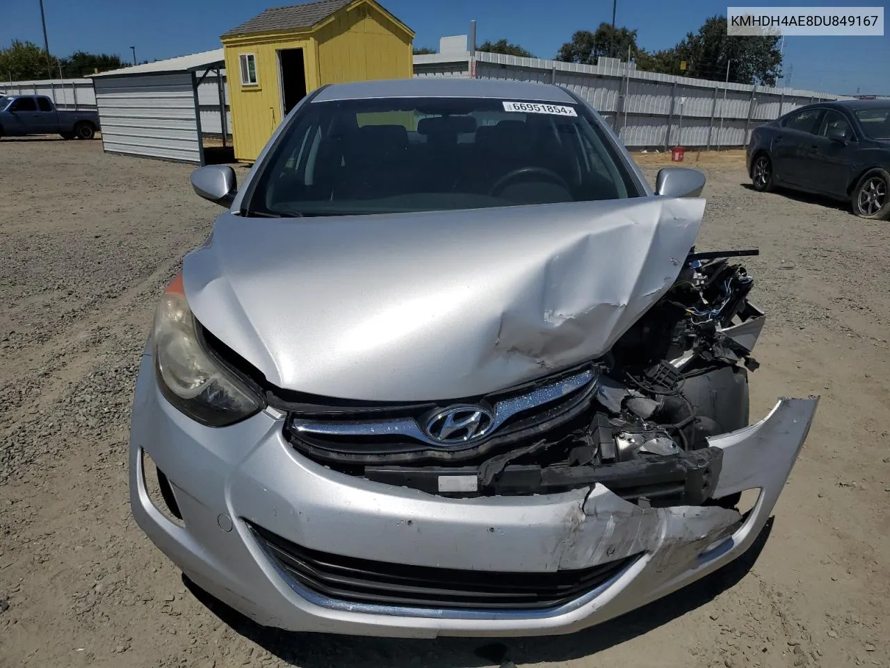 KMHDH4AE8DU849167 2013 Hyundai Elantra Gls