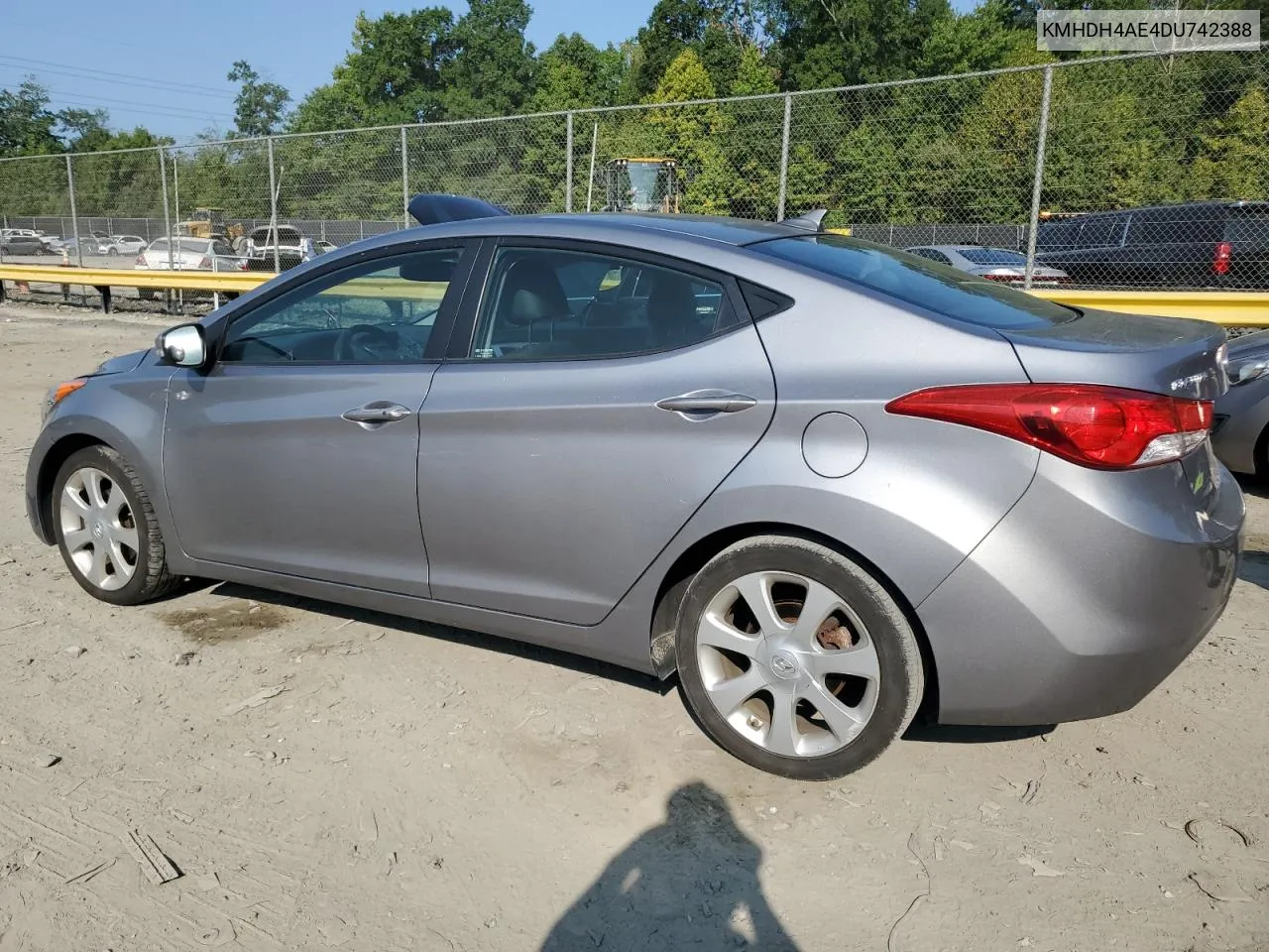 KMHDH4AE4DU742388 2013 Hyundai Elantra Gls