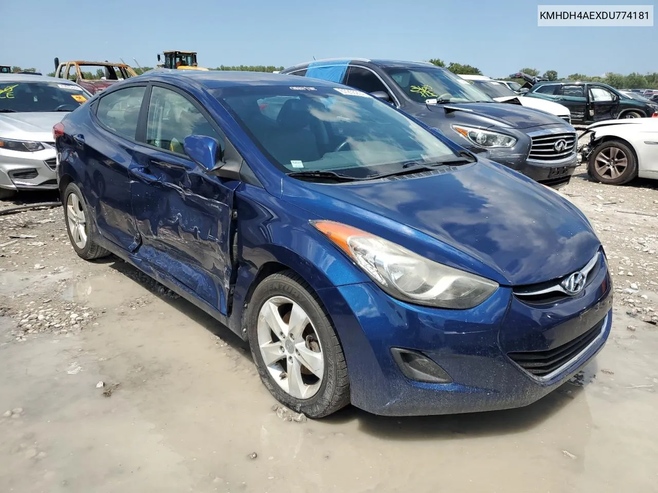 2013 Hyundai Elantra Gls VIN: KMHDH4AEXDU774181 Lot: 67255904