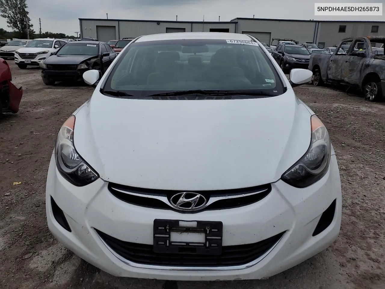 5NPDH4AE5DH265873 2013 Hyundai Elantra Gls