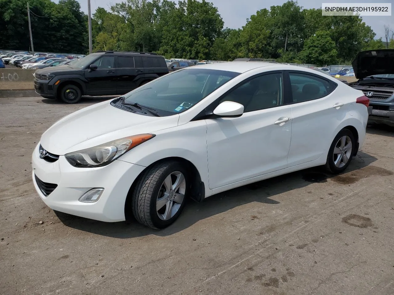 5NPDH4AE3DH195922 2013 Hyundai Elantra Gls