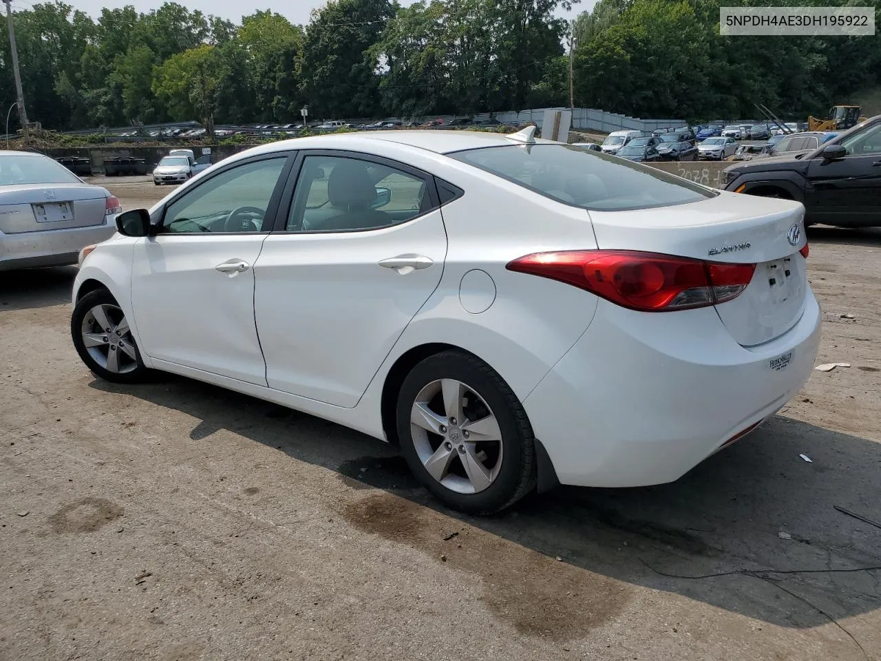 2013 Hyundai Elantra Gls VIN: 5NPDH4AE3DH195922 Lot: 67316714