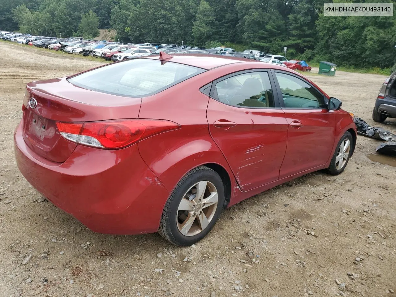 KMHDH4AE4DU493140 2013 Hyundai Elantra Gls