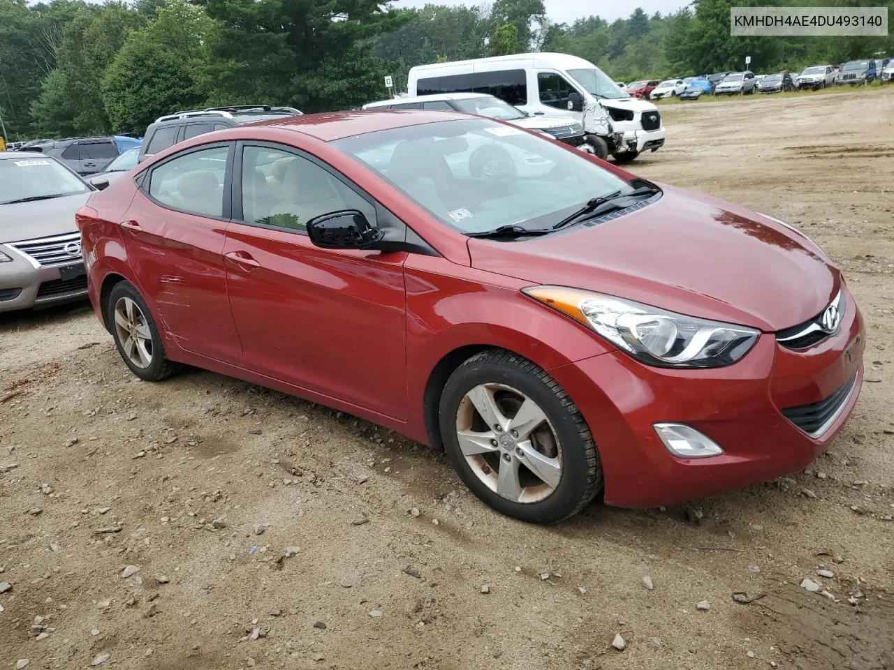 KMHDH4AE4DU493140 2013 Hyundai Elantra Gls