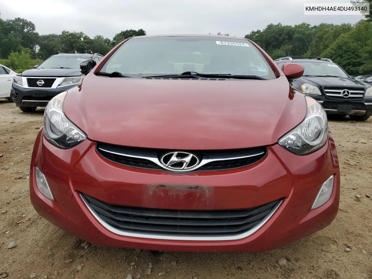 KMHDH4AE4DU493140 2013 Hyundai Elantra Gls