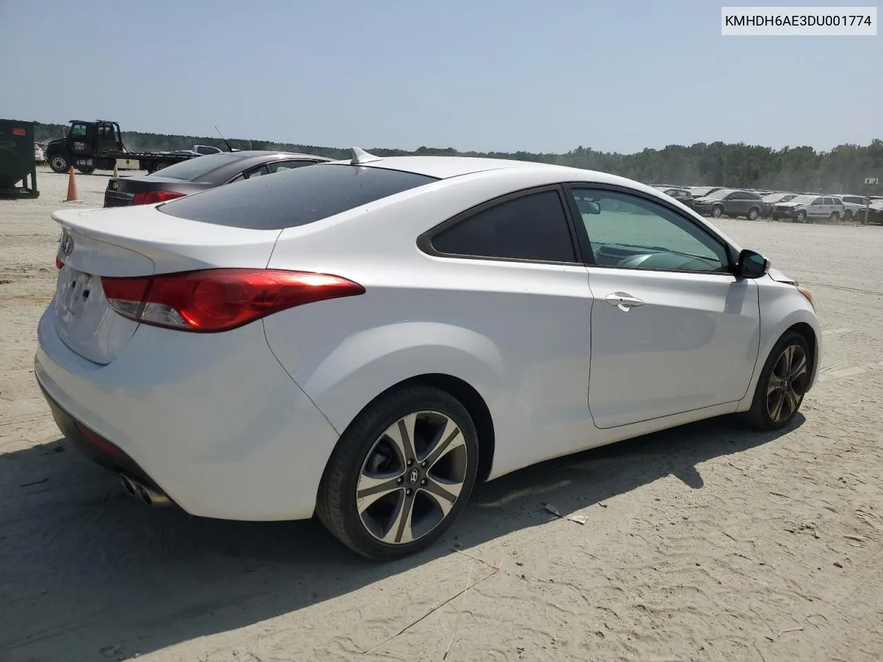 KMHDH6AE3DU001774 2013 Hyundai Elantra Coupe Gs