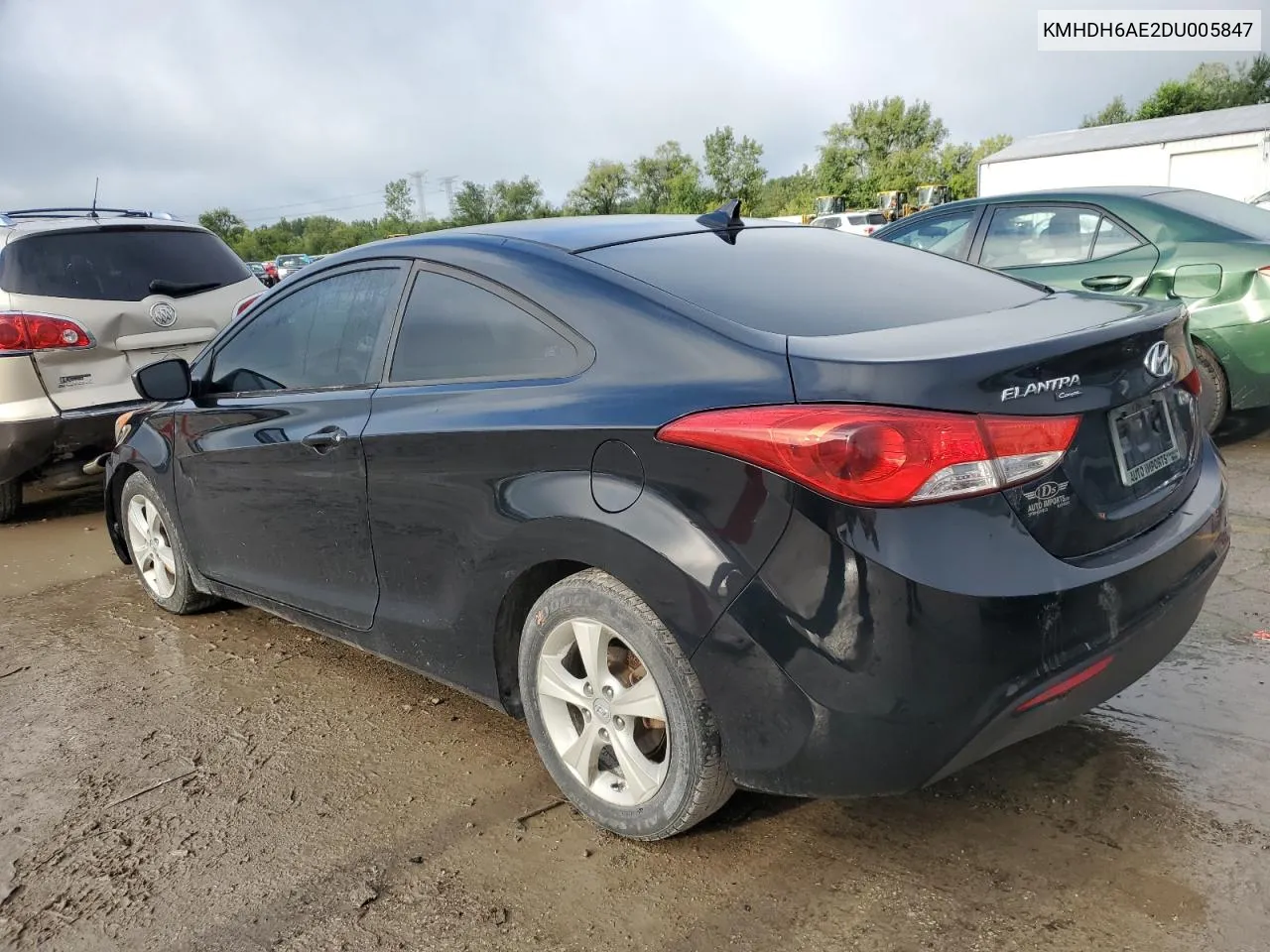 2013 Hyundai Elantra Coupe Gs VIN: KMHDH6AE2DU005847 Lot: 67387264