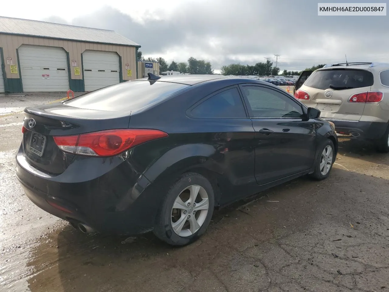 KMHDH6AE2DU005847 2013 Hyundai Elantra Coupe Gs