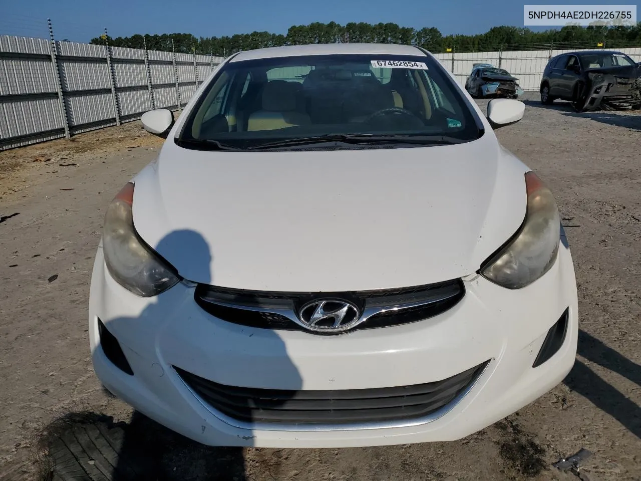 2013 Hyundai Elantra Gls VIN: 5NPDH4AE2DH226755 Lot: 67462854