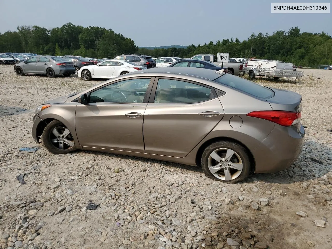 5NPDH4AE0DH310346 2013 Hyundai Elantra Gls