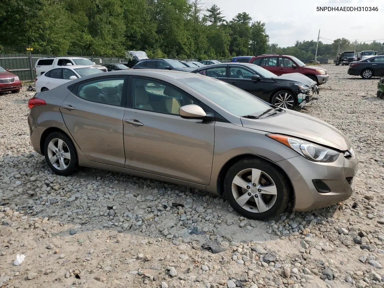 2013 Hyundai Elantra Gls VIN: 5NPDH4AE0DH310346 Lot: 67474484