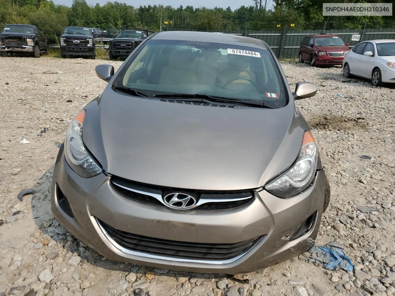 5NPDH4AE0DH310346 2013 Hyundai Elantra Gls