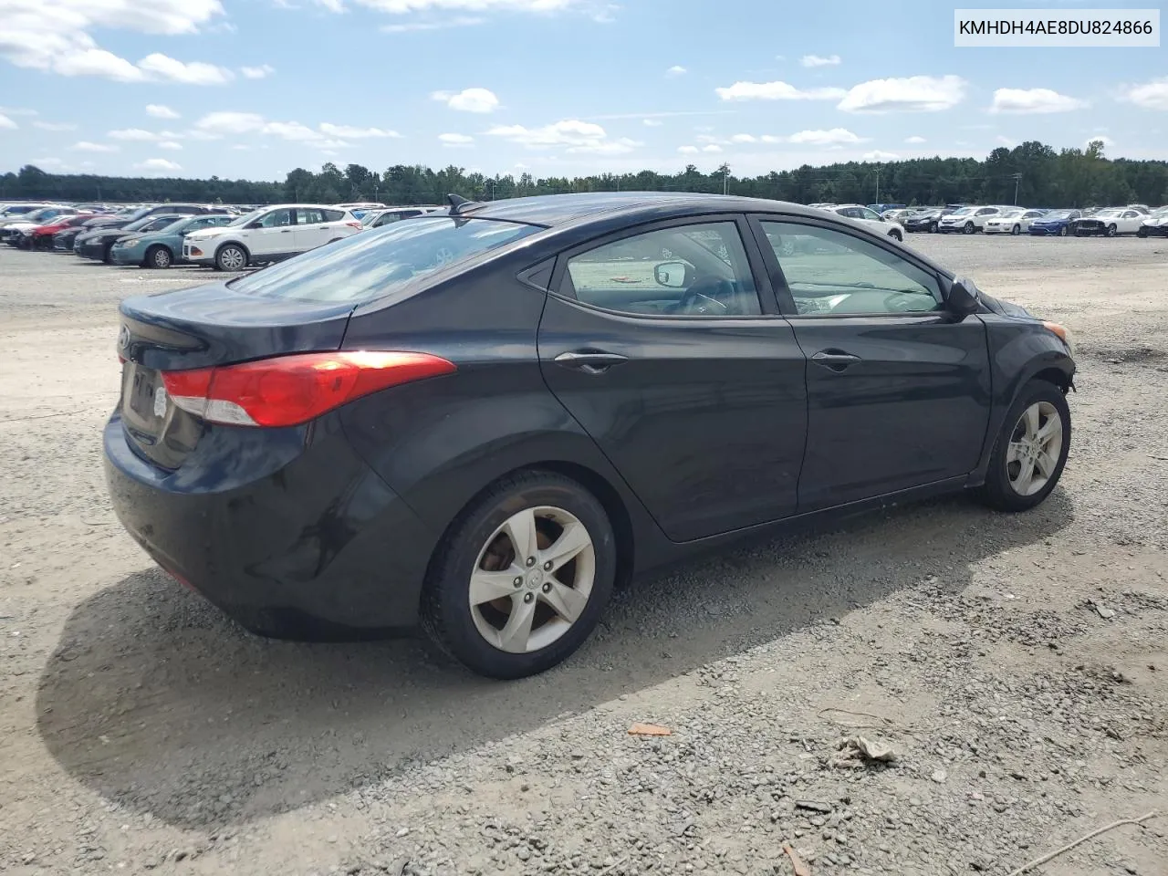 KMHDH4AE8DU824866 2013 Hyundai Elantra Gls