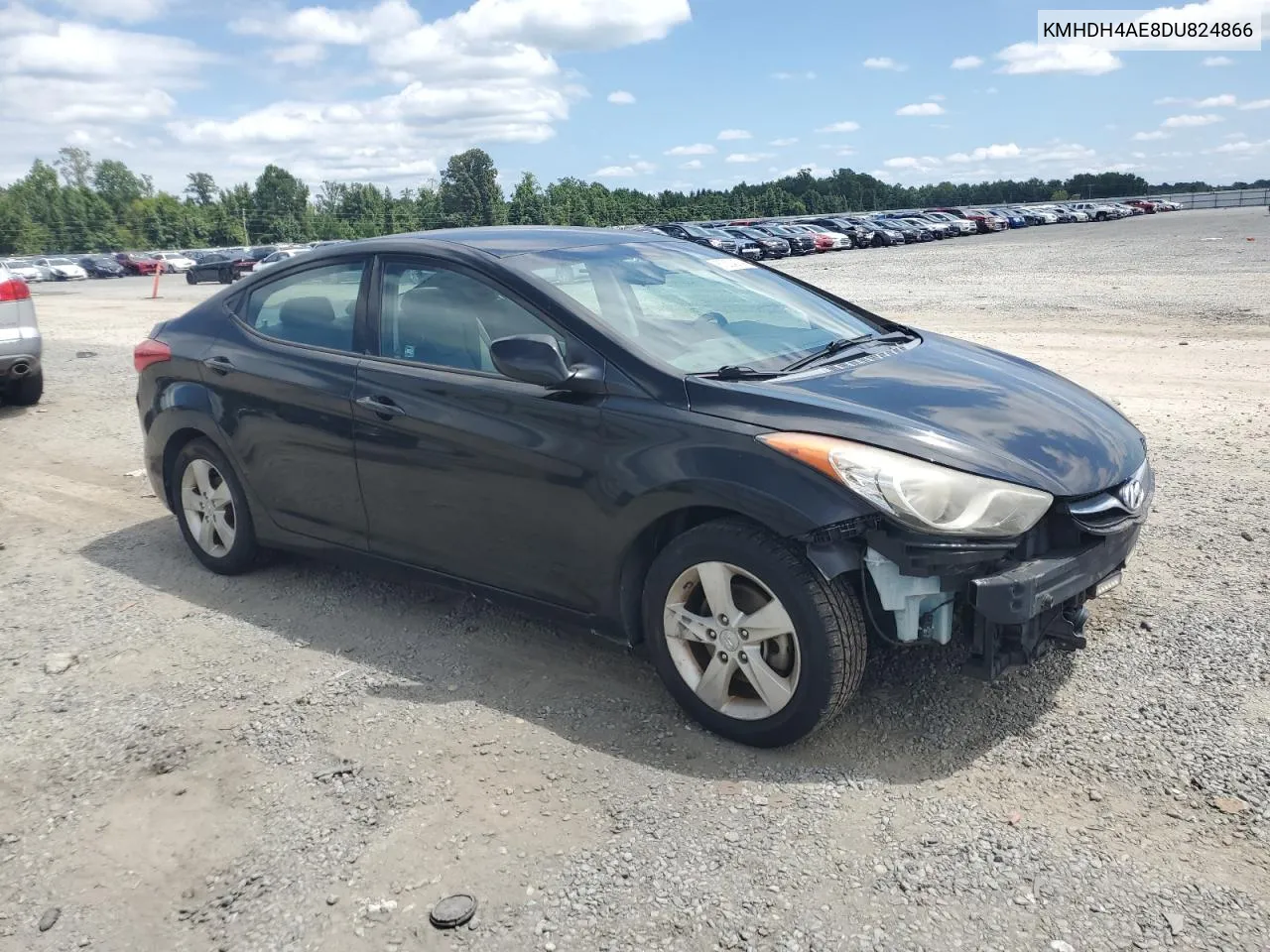 KMHDH4AE8DU824866 2013 Hyundai Elantra Gls