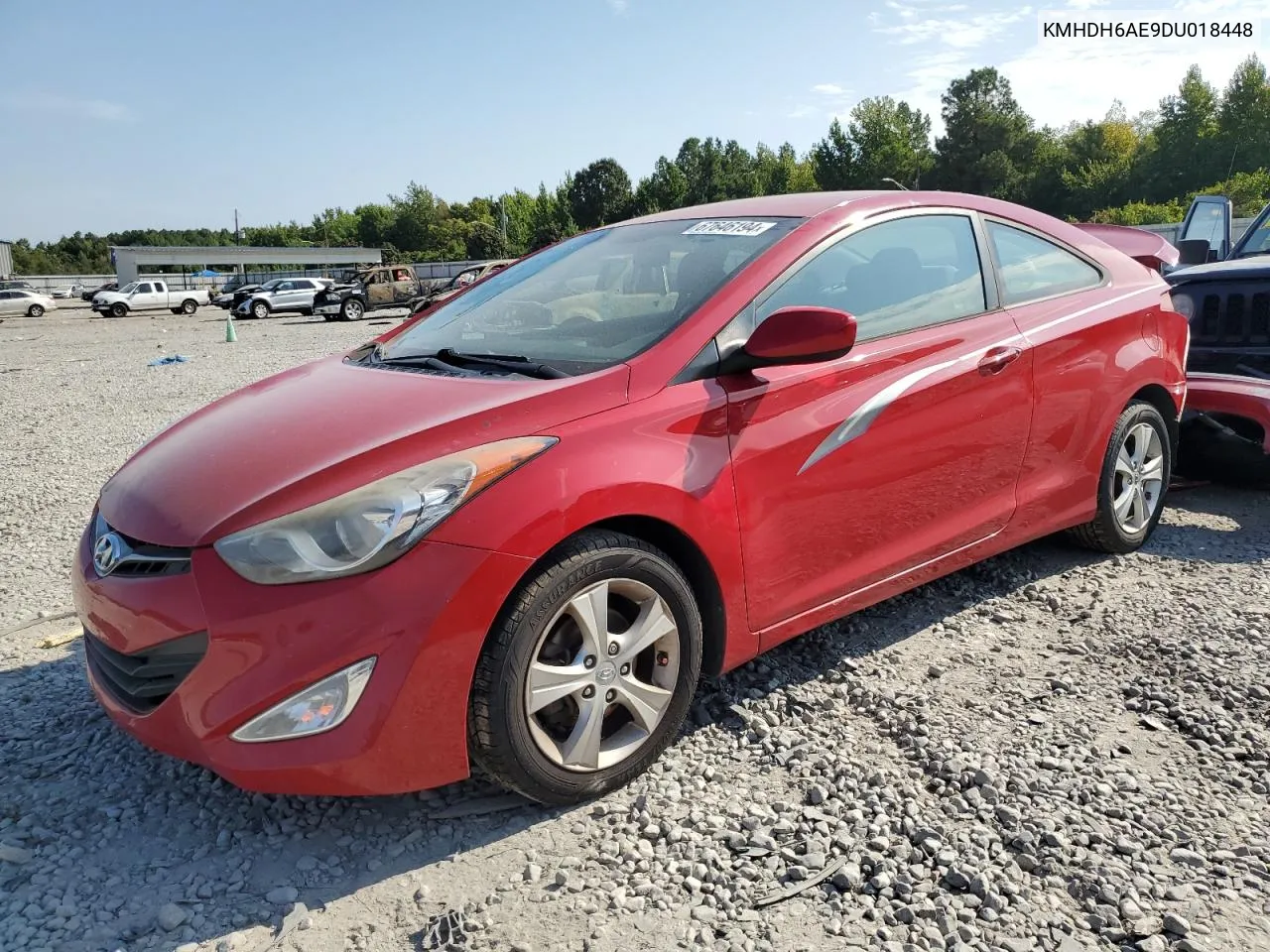 KMHDH6AE9DU018448 2013 Hyundai Elantra Coupe Gs