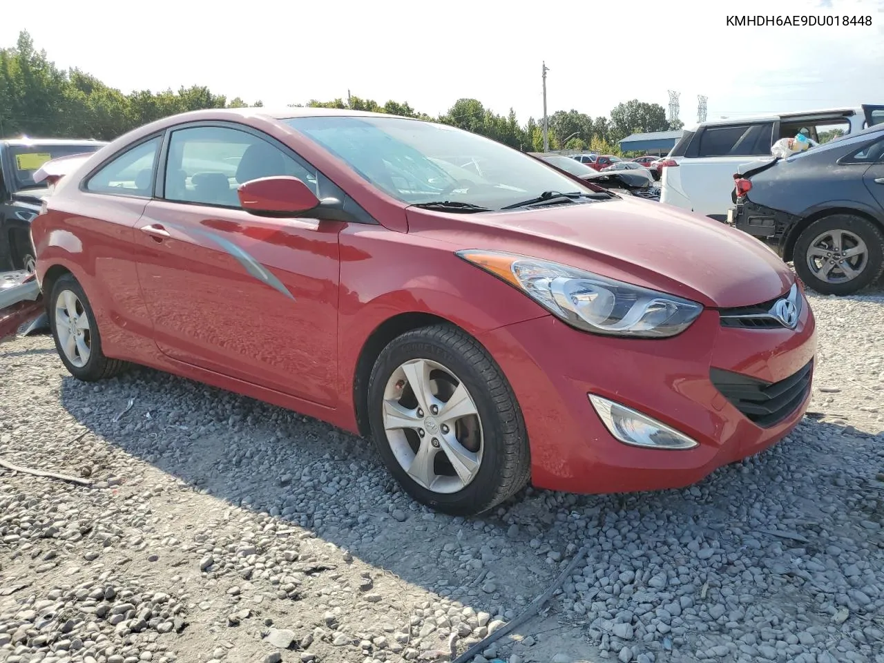 KMHDH6AE9DU018448 2013 Hyundai Elantra Coupe Gs