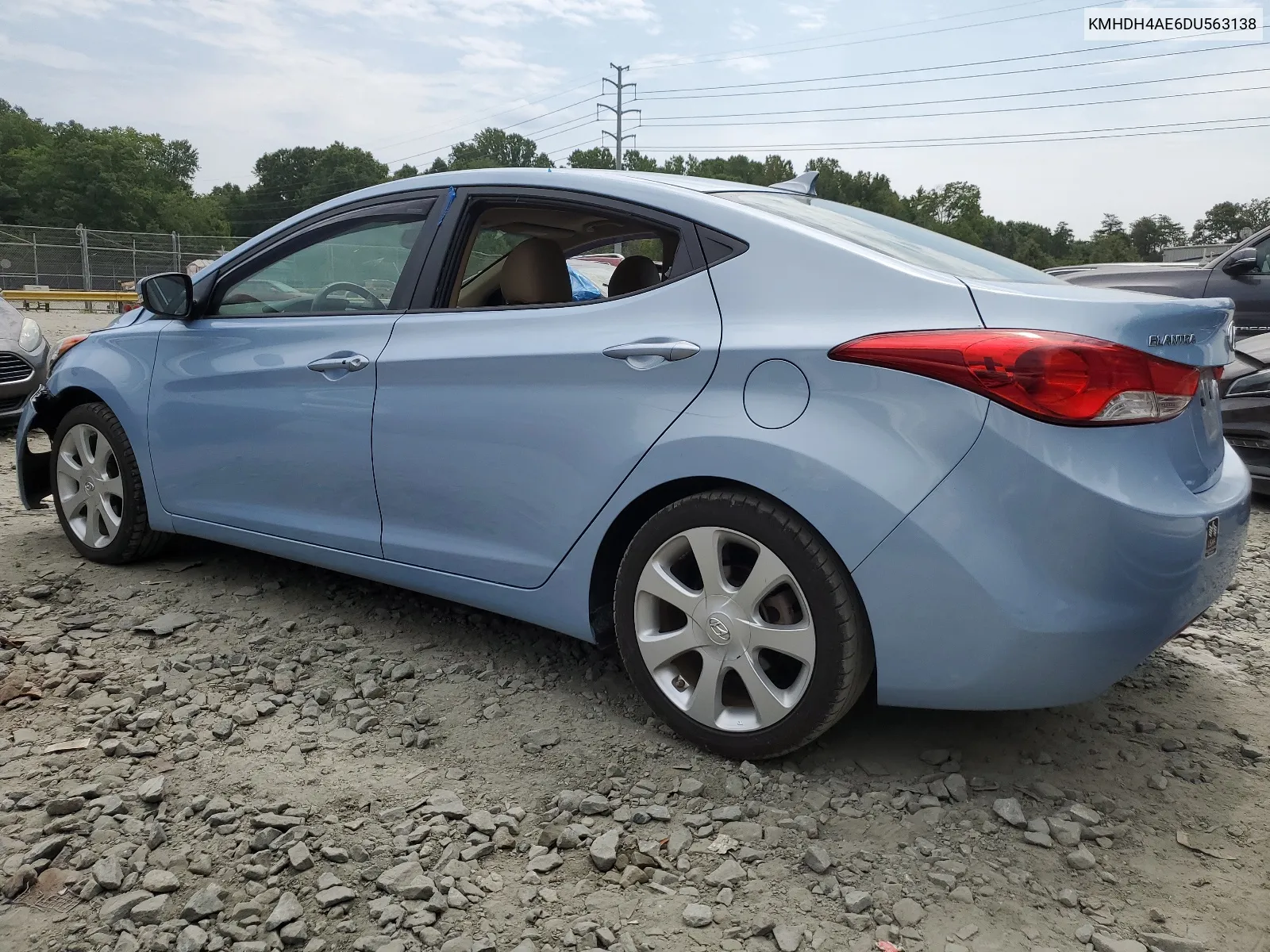 KMHDH4AE6DU563138 2013 Hyundai Elantra Gls