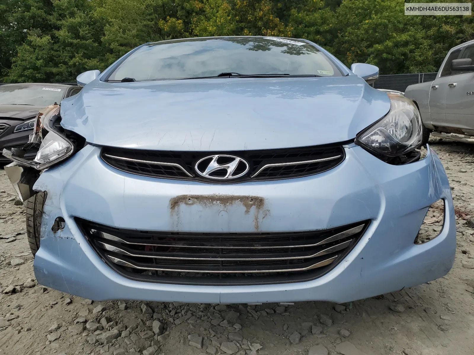 2013 Hyundai Elantra Gls VIN: KMHDH4AE6DU563138 Lot: 67654334